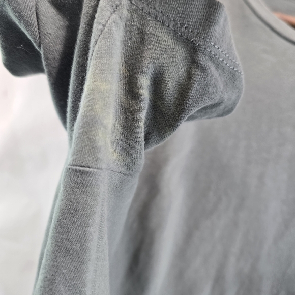 Allsaints T Shirt Mens XL Gray Brace SS Crew Tee Short Sleeve Regular Fit - Picture 7 of 14